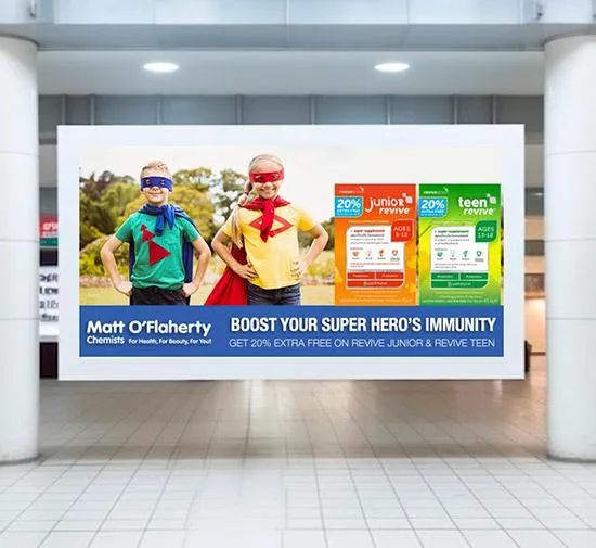 Matt O’Flaherty Chemists - Promotional Campaign Design by Cliste Design