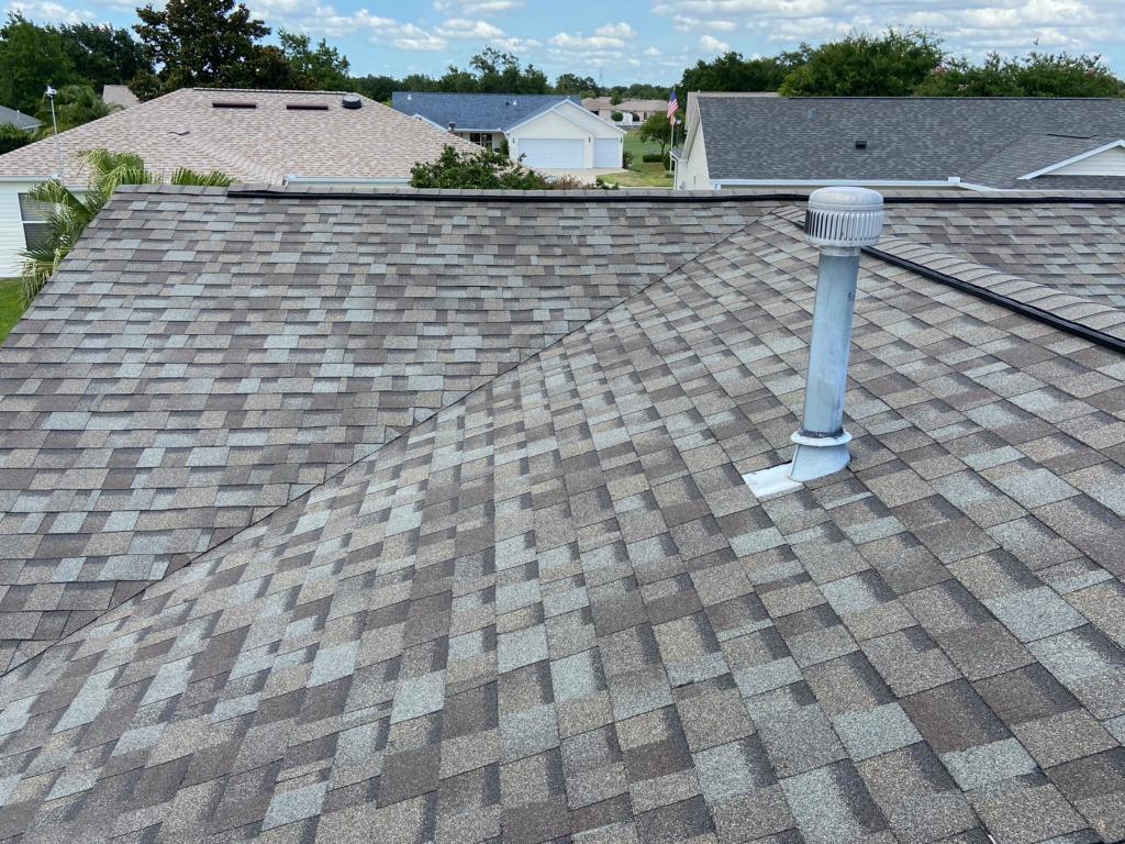 Architectural shingle roof replacement on a home in The Villages, FL
