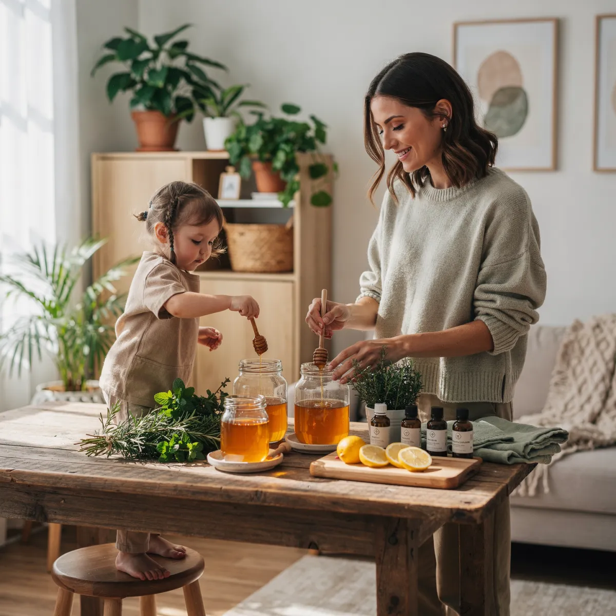 Mom discovering natural solutions