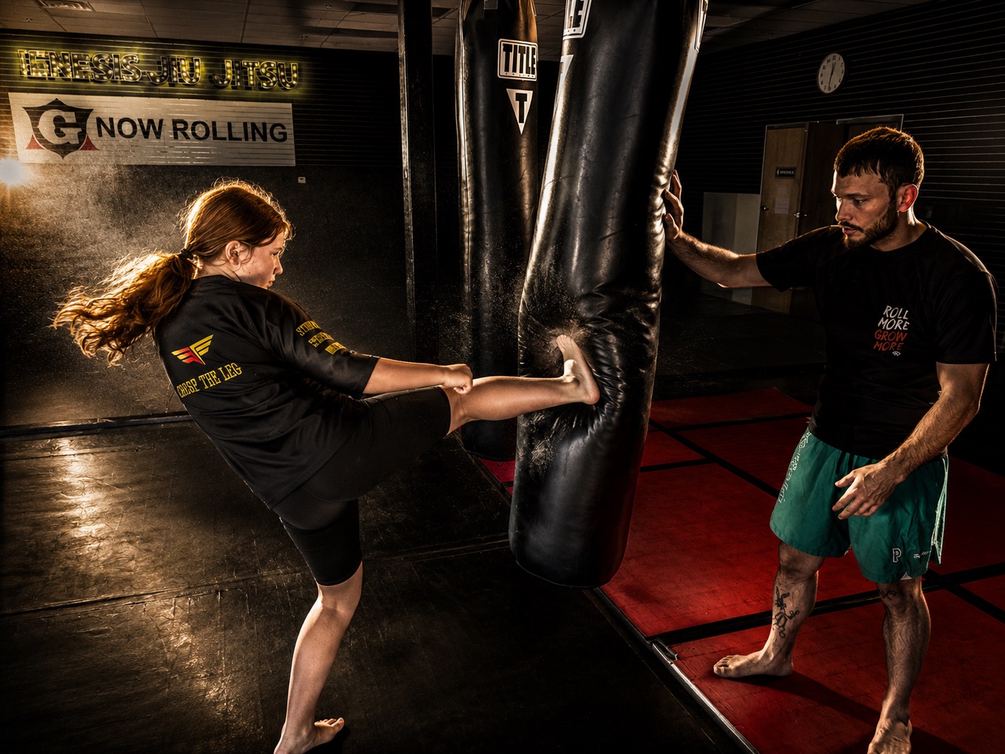 Kids striking and MMA class