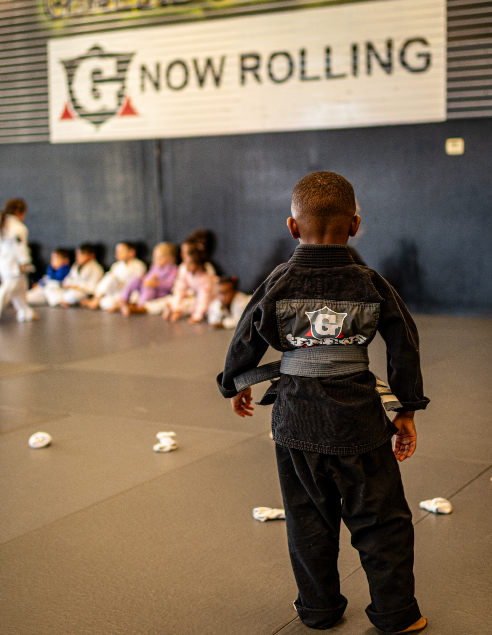Students after Kids BJJ class