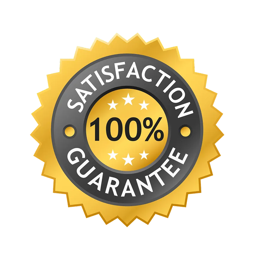 100% Satisfaction Guarante