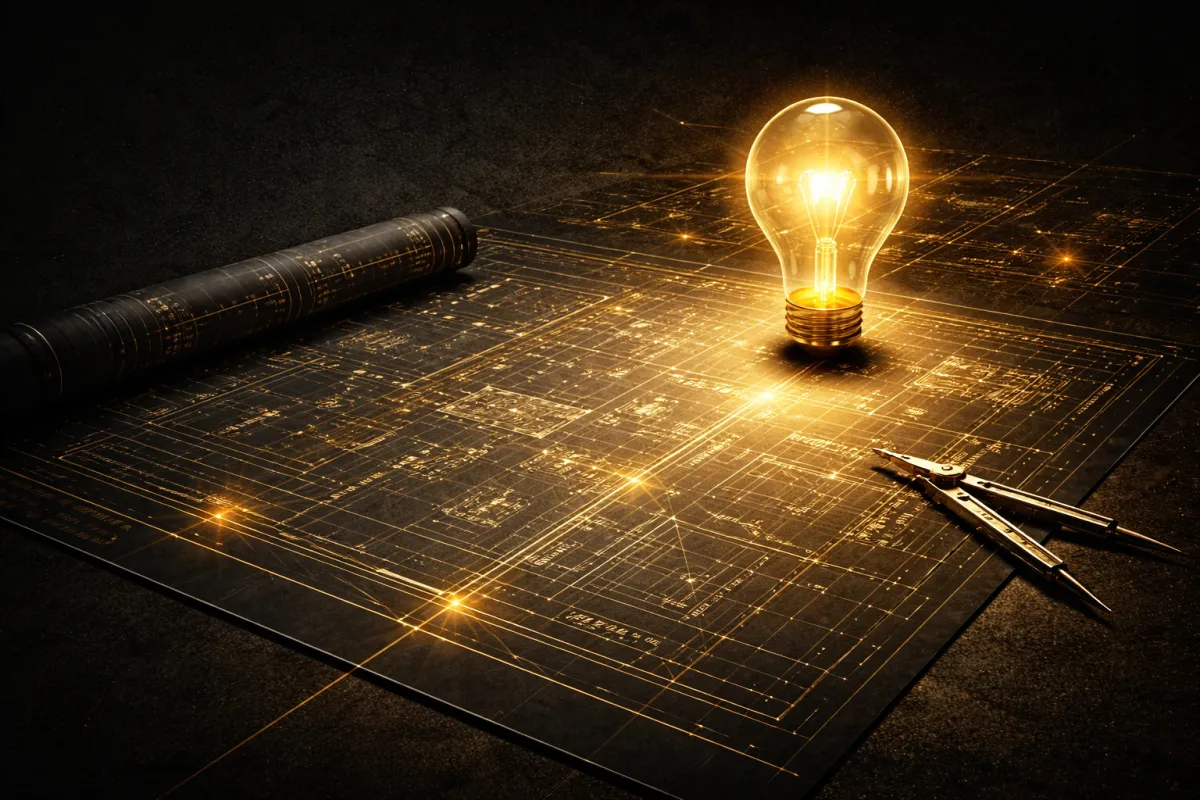 blue and white light fixture