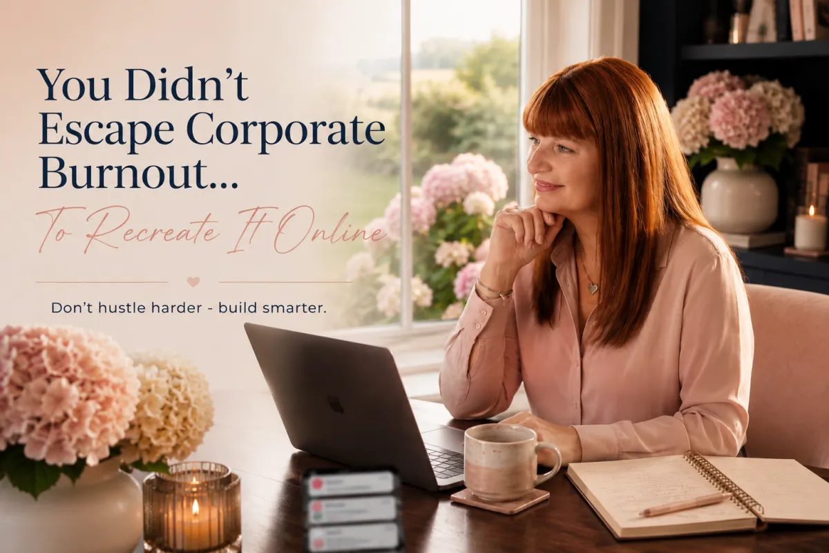 You Didn’t Escape Corporate Burnout To Recreate It Online