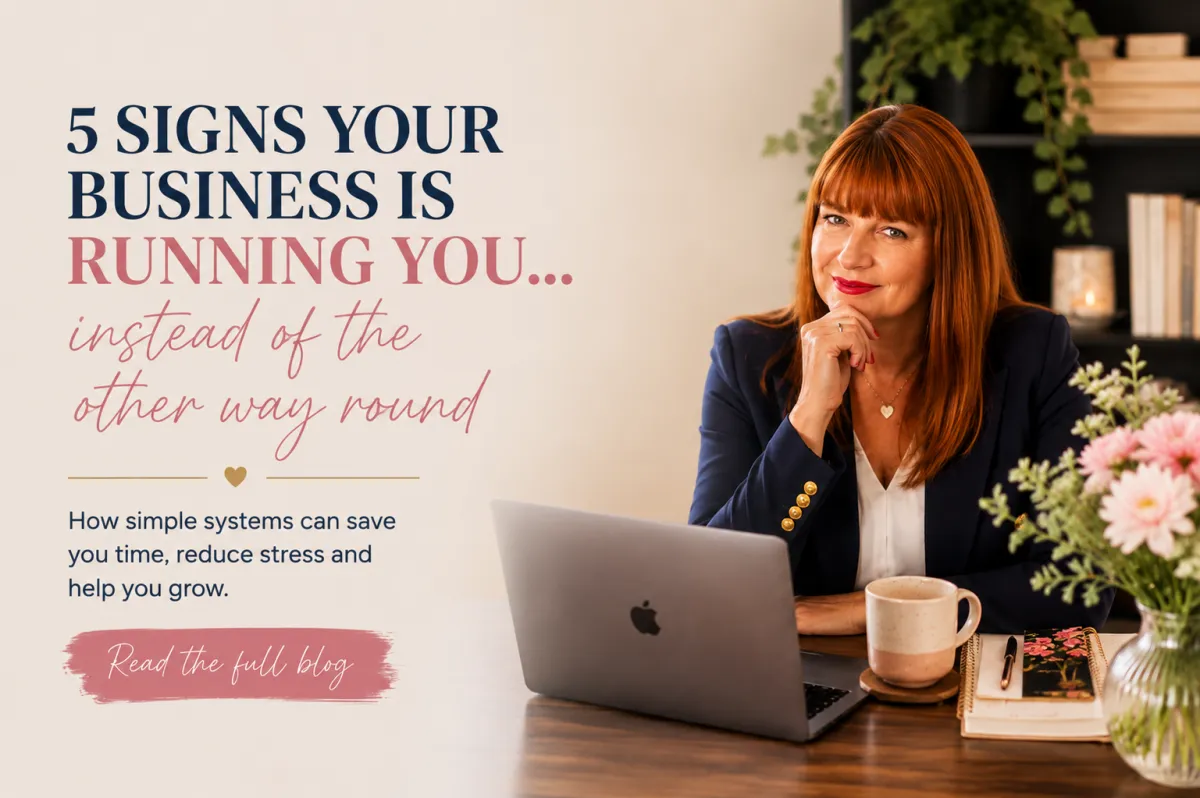 5 Signs Your Business Is Running You... Instead Of The Other Way Round