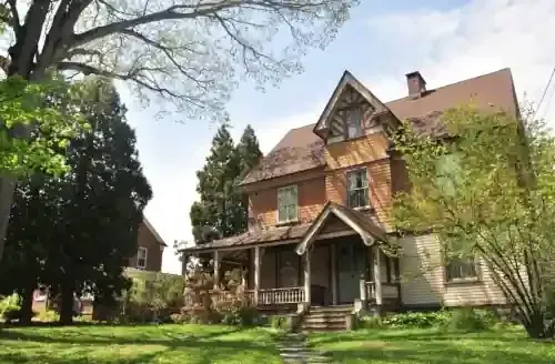 An modern well appointed house, depicting the new way of buying a home.