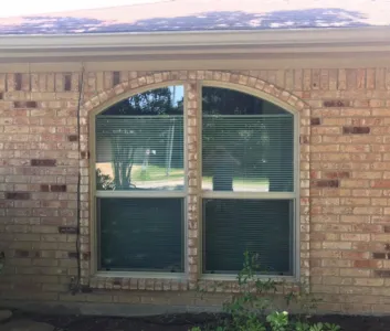 Newly installed double hung windows