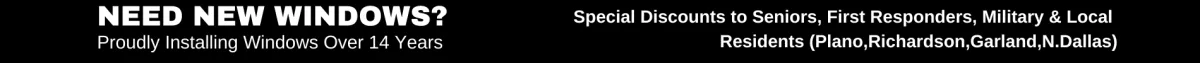 Need new windows? Proudly installing windows for 14 years. Special discounts to seniors, first responders, Military and local residents