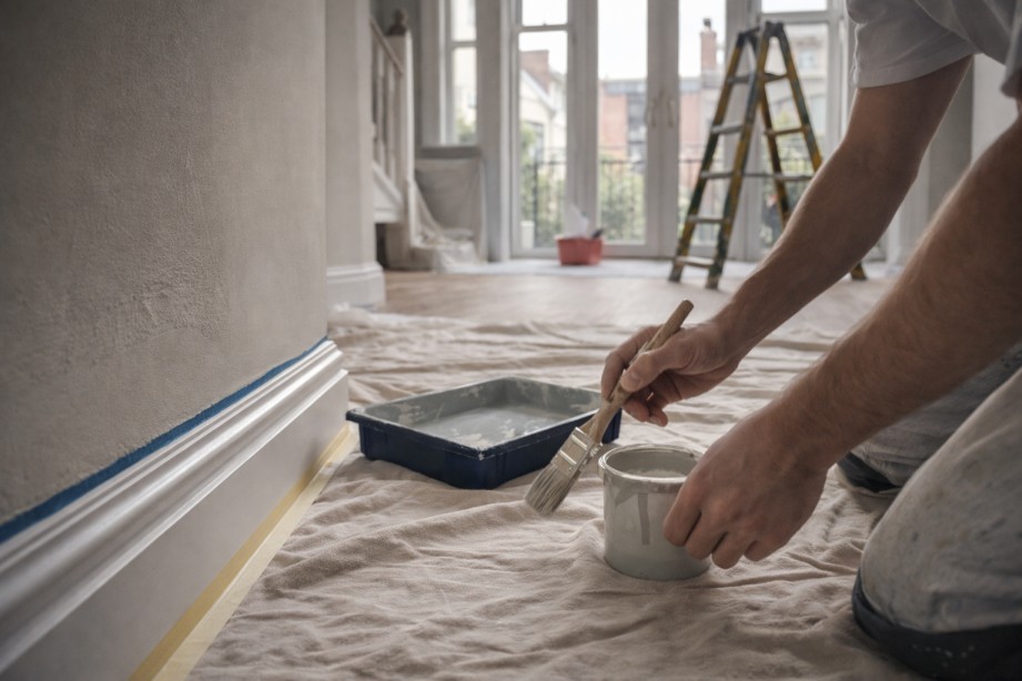 skirting board paint refresh