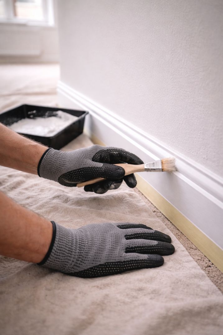 skirting board painting
