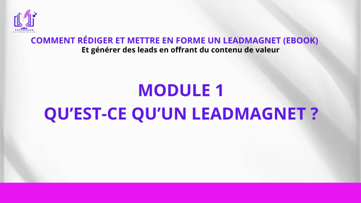 Qu'est-ce qu'un leadmagnet ?