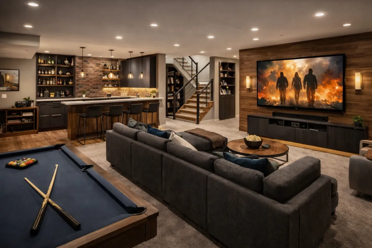 Basement Remodeling in Duluth, Georgia