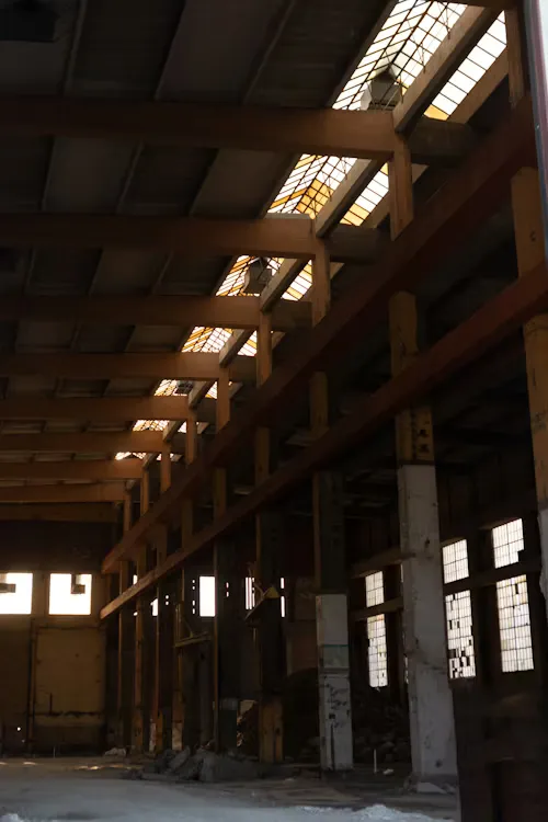 brown wooden ceiling with white ceiling