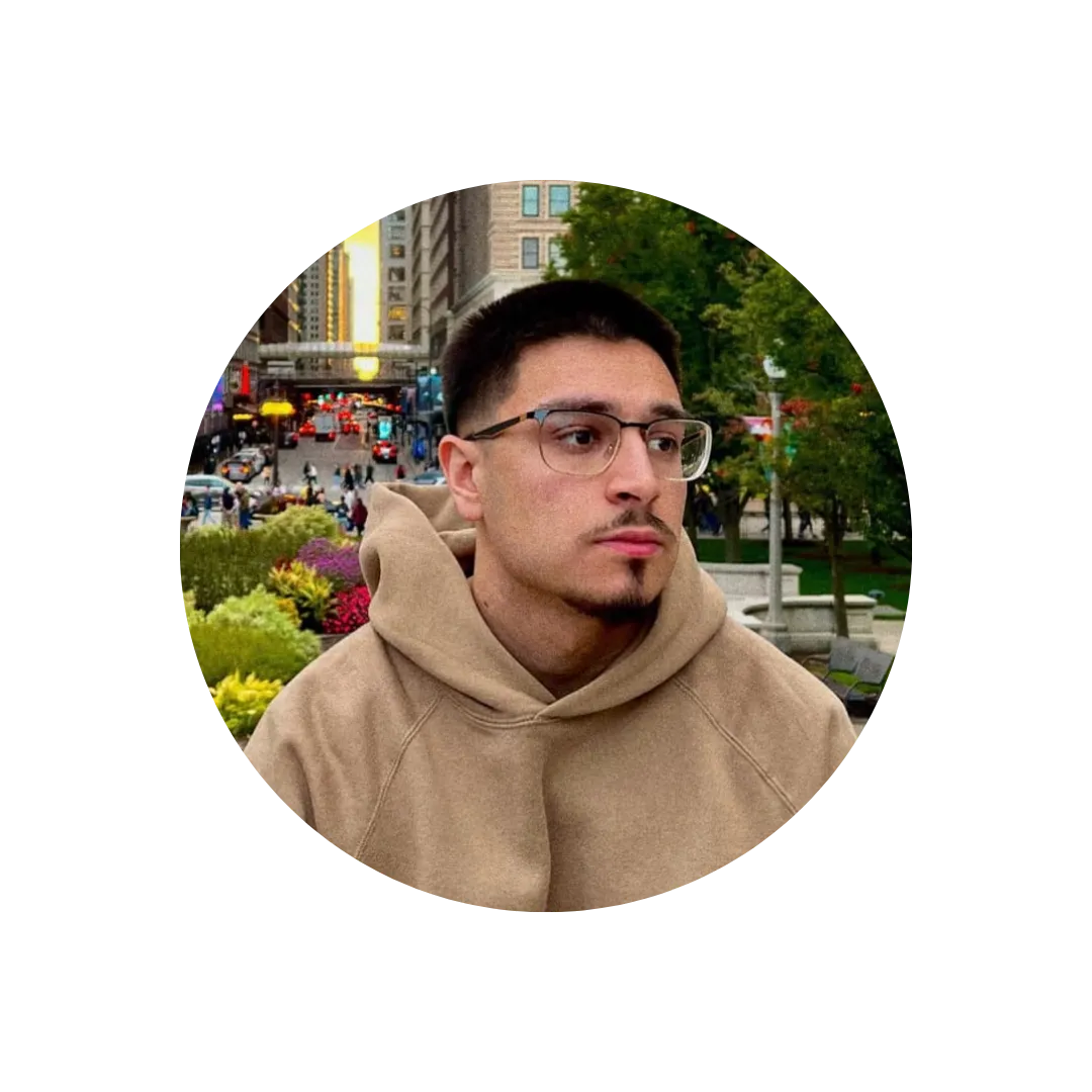 Portrait of a corporate American businessman in DesignDisorder brand style