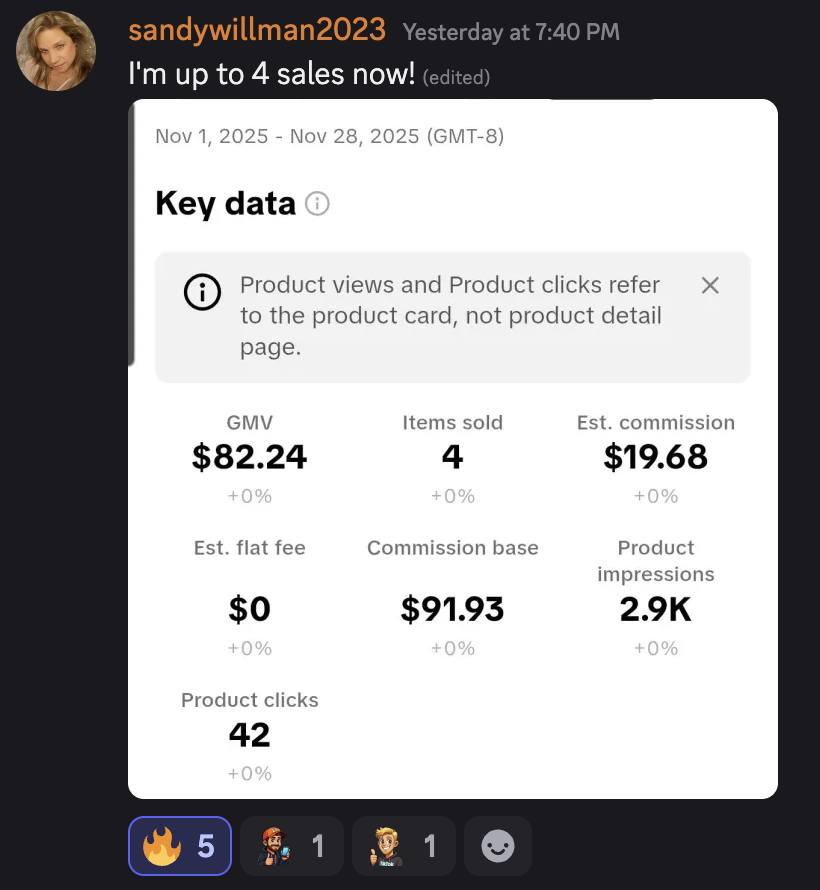 Screenshot of Community Member Wins!