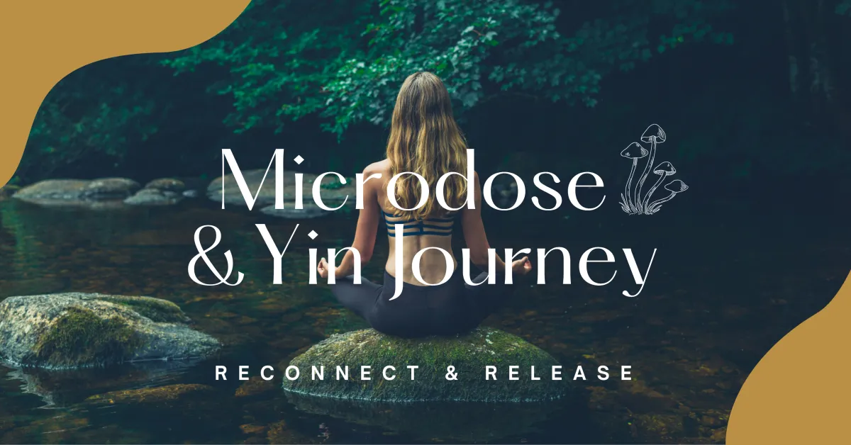 Microdose and yin yoga event Amsterdam Chava Wild Roots