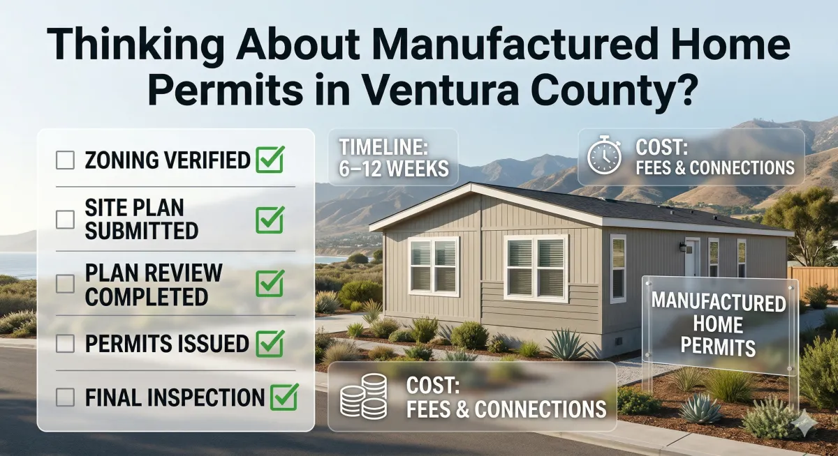 Manufactured Home Permits Ventura County: Timeline & Costs 2026