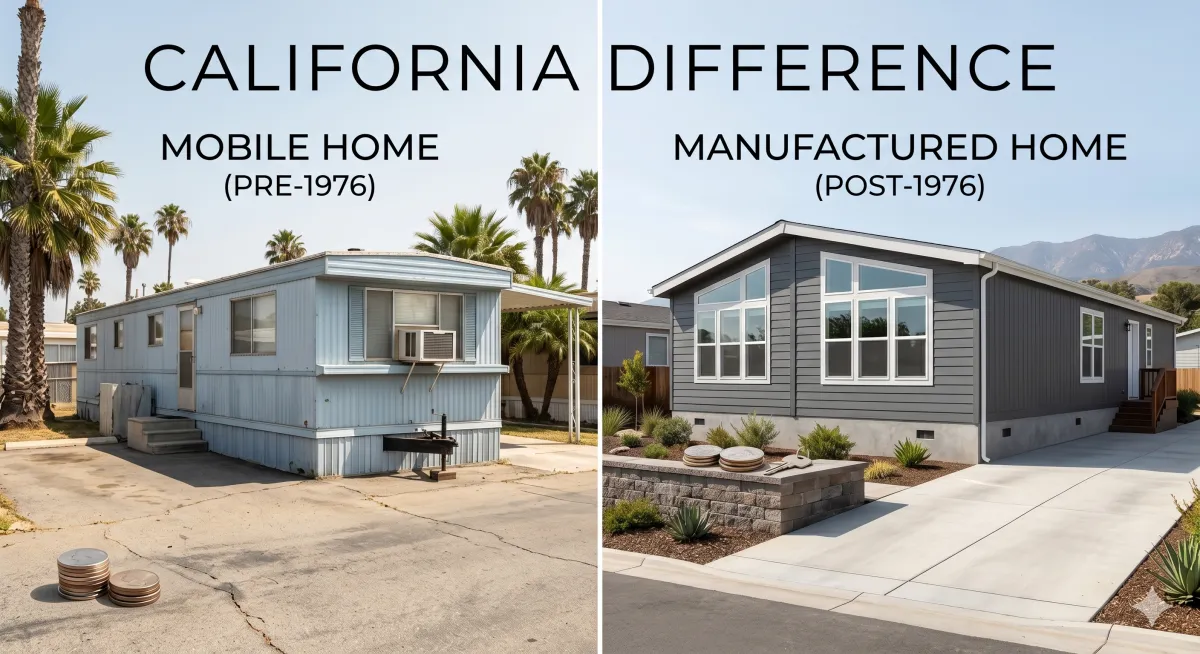 Mobile Home vs Manufactured Home California (2026 Guide)