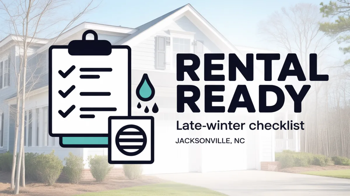 Late-Winter Rental Prep in Jacksonville, NC: A Smart Maintenance Checklist Before Spring PCS Season