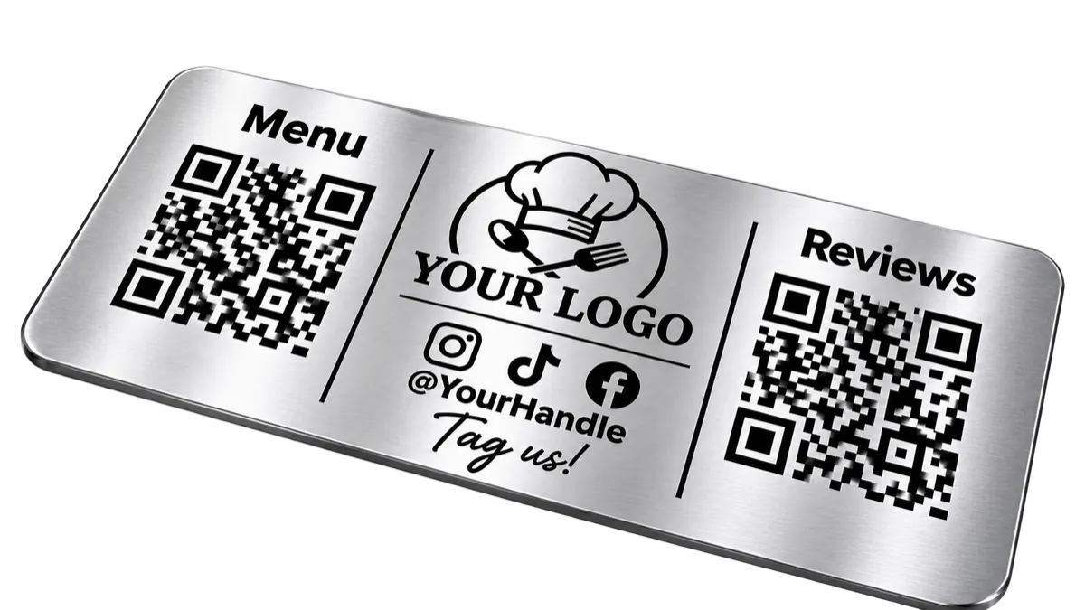 Growth Plaque in Anodized Silver Finish with NFC and QR Scan Features