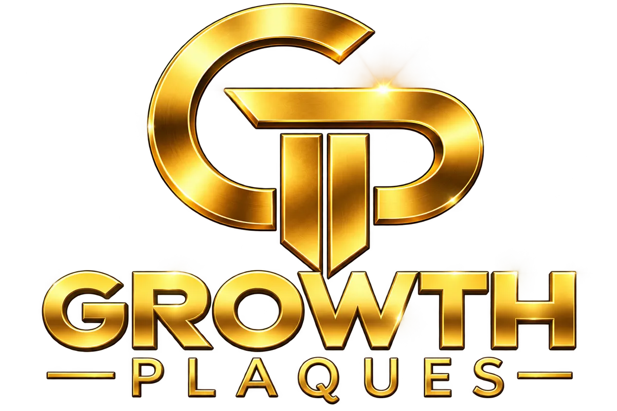 Growth Plaque Emblem Logo