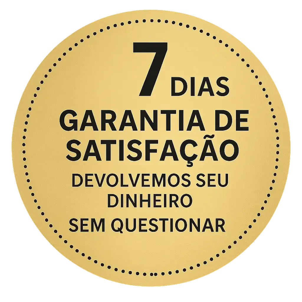Selo garantia de 7 dias