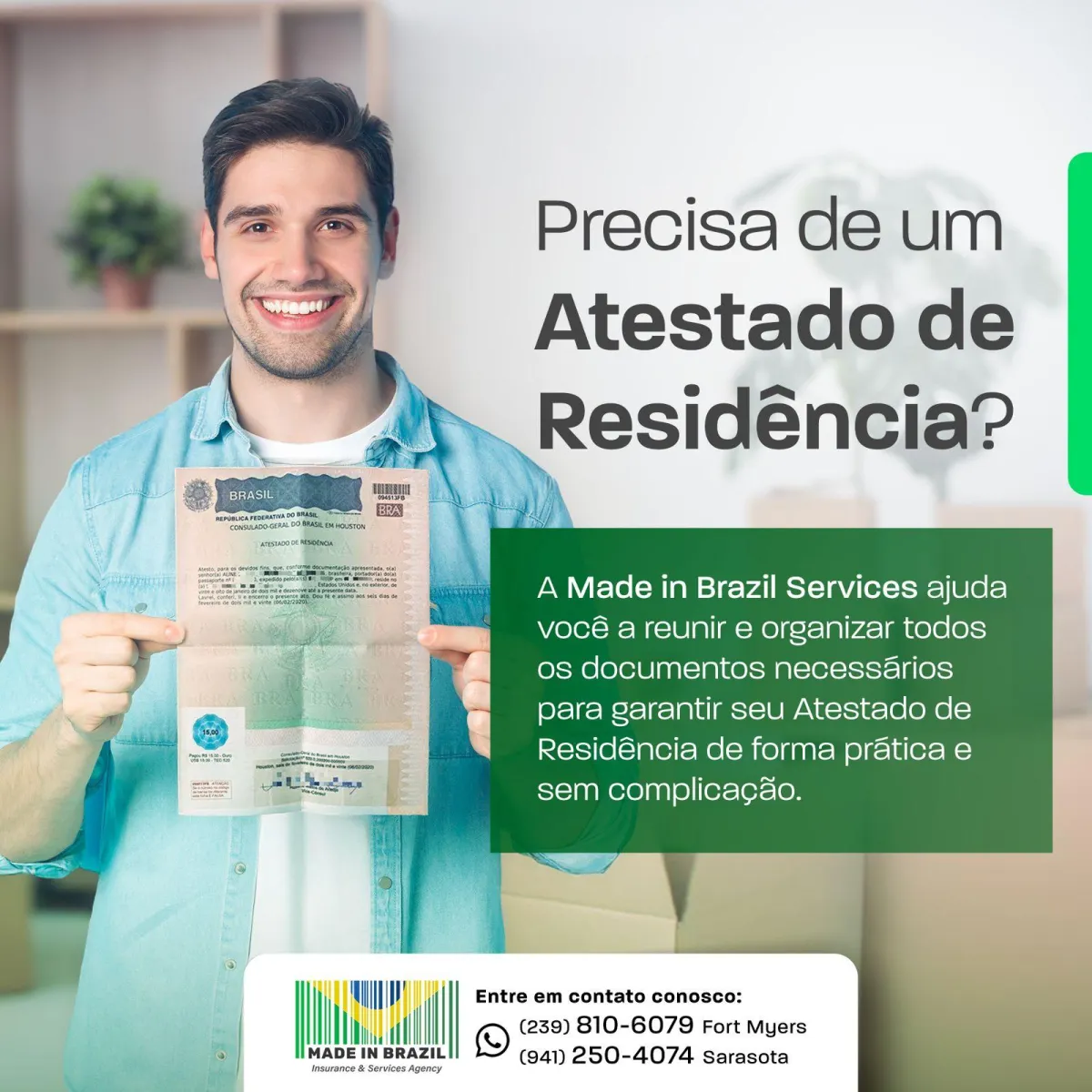 Atestado de Residência exterior