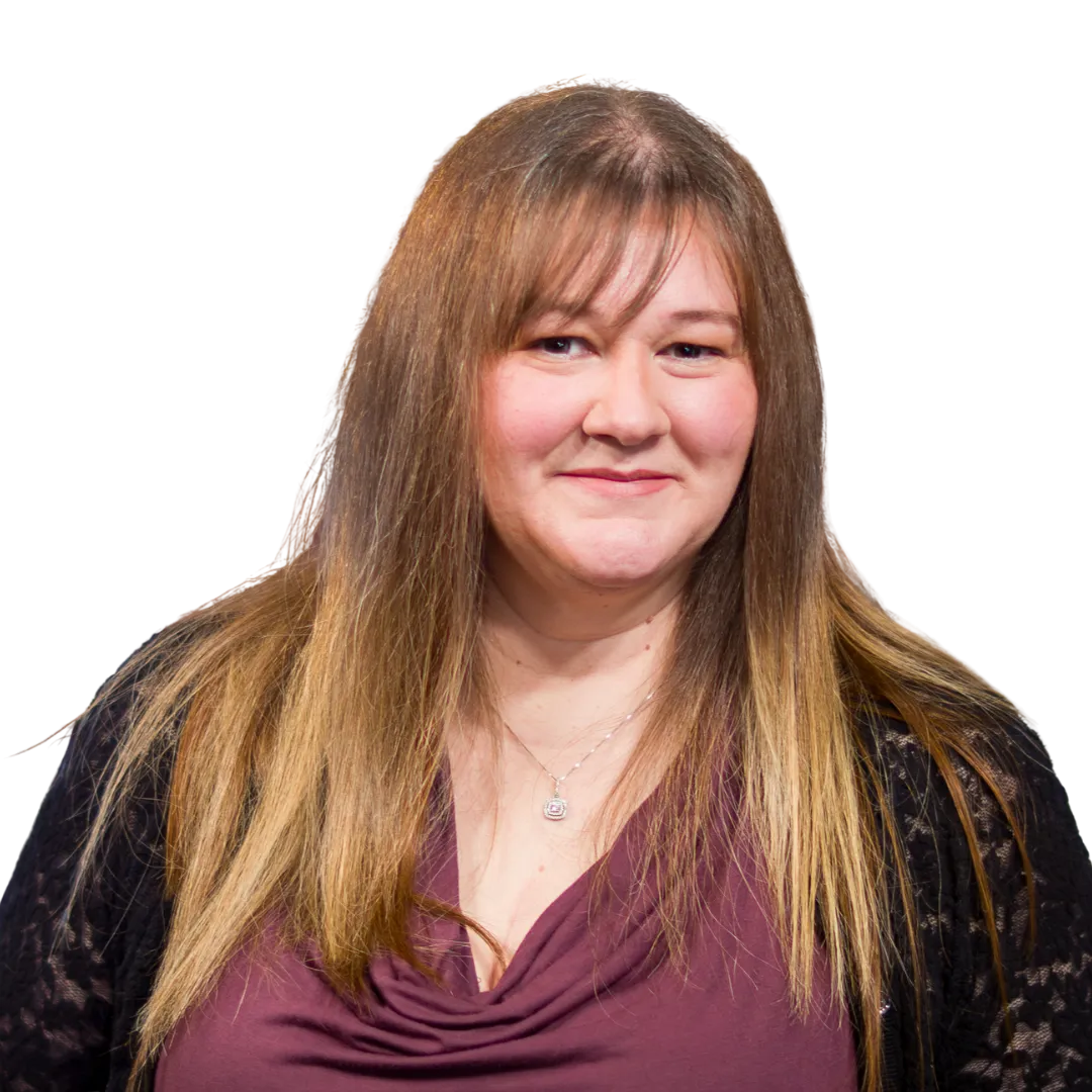 Portrait of Heather Jones, smiling warmly.