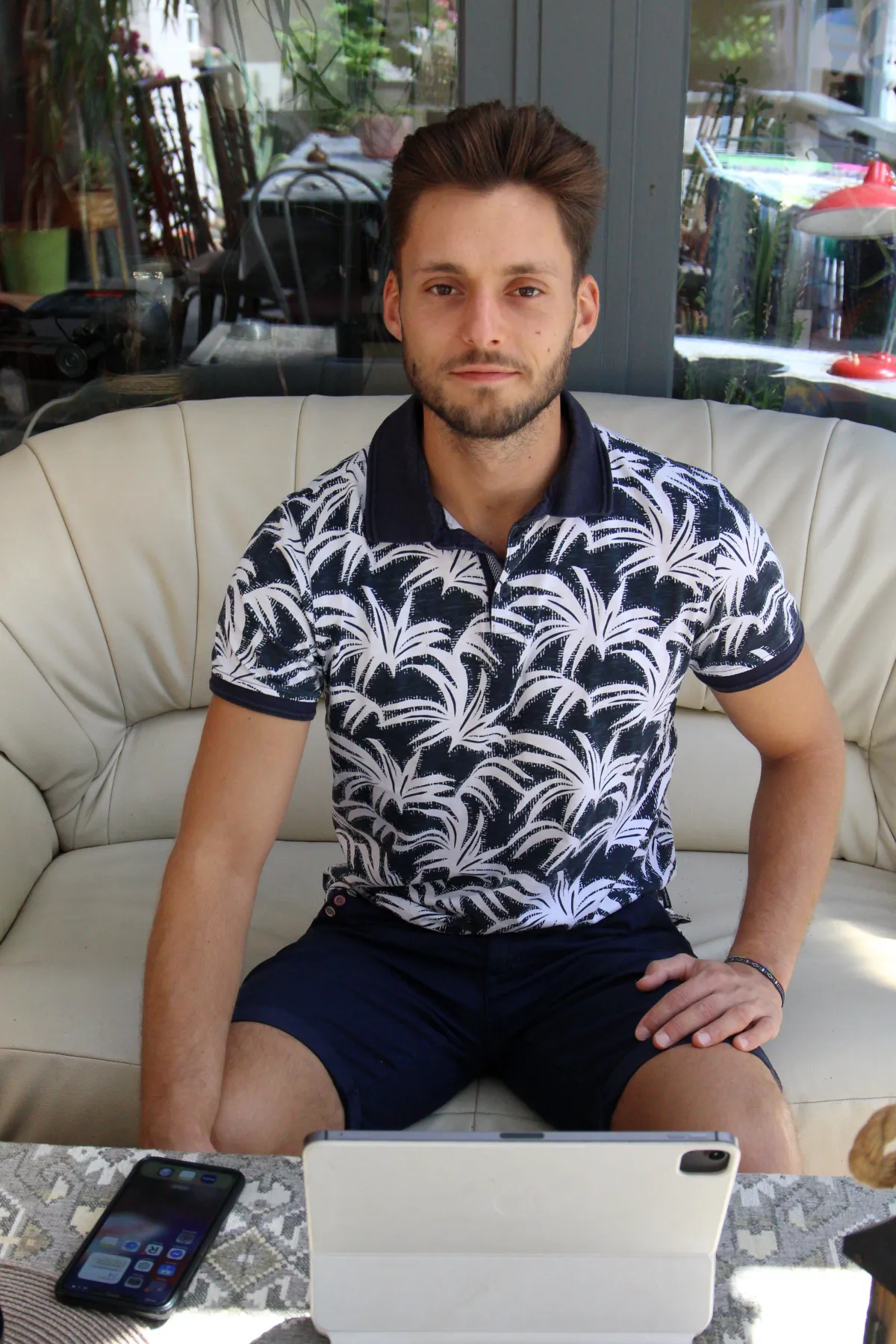 a very tall building next to a very tall building