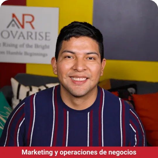 Anthony Llanos, especialista en marketing y operaciones de negocios