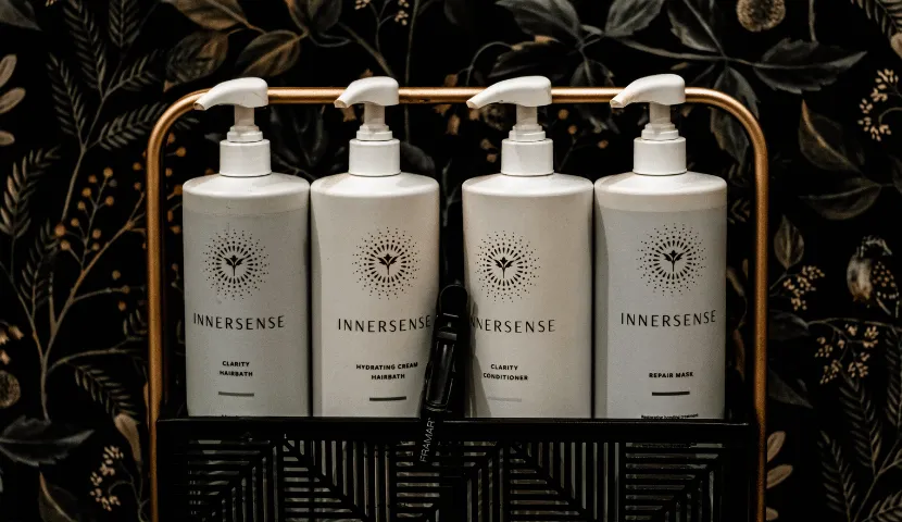 Innersense Organic Beauty hair care products used at Hana Head Spa