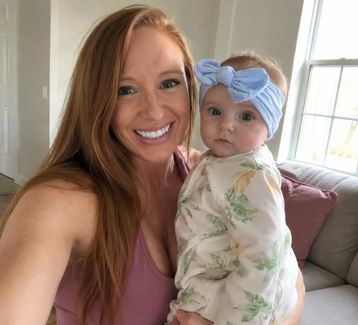Coach of Strong Mom Method with her family