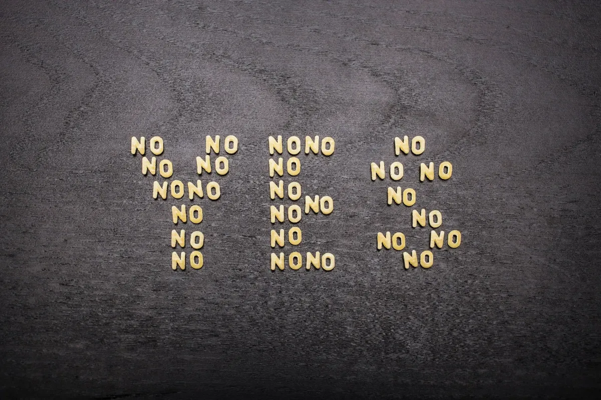 Saying No to Them = Saying Yes to Me