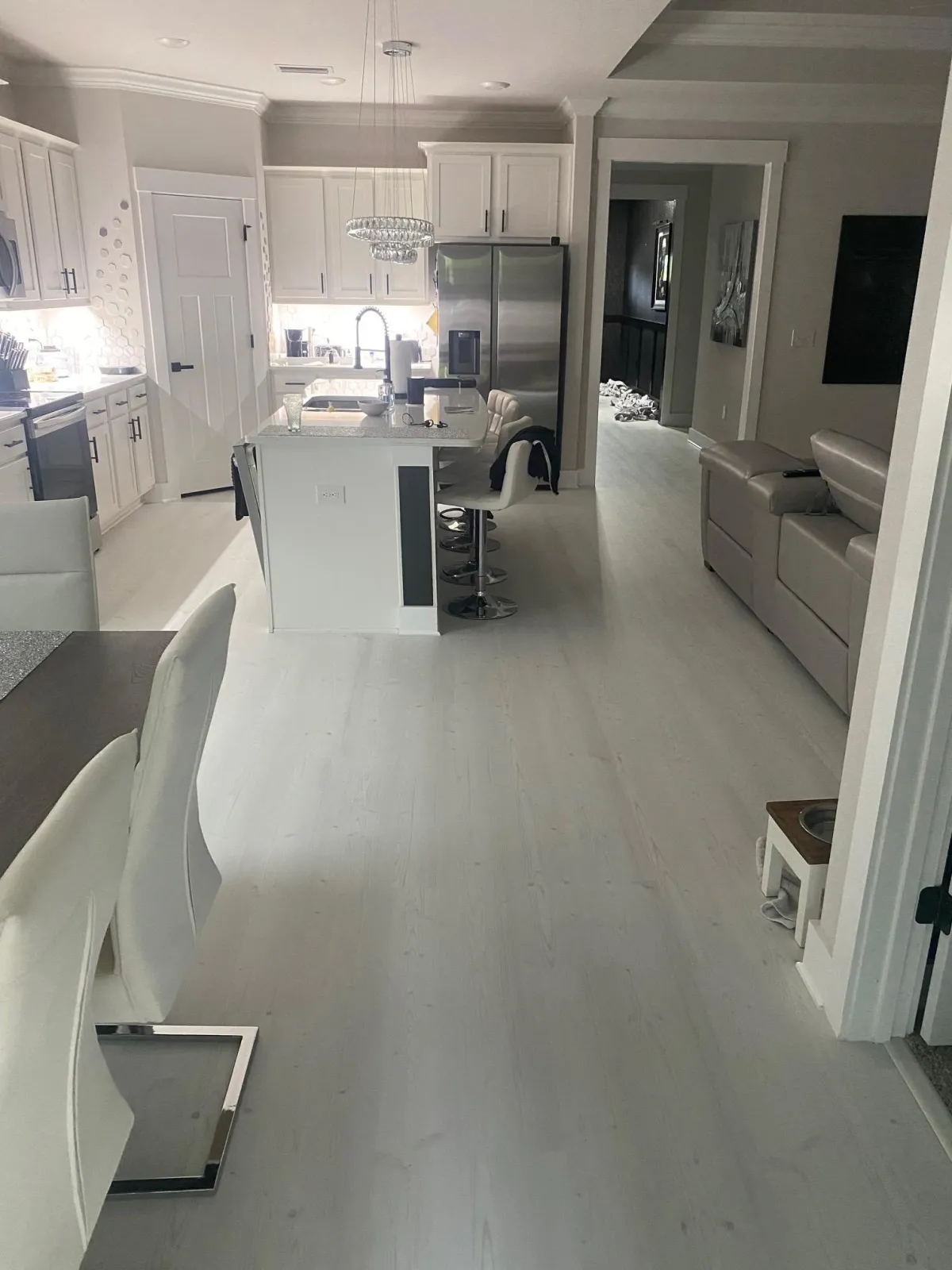 Kitchen remodel with custom cabinets