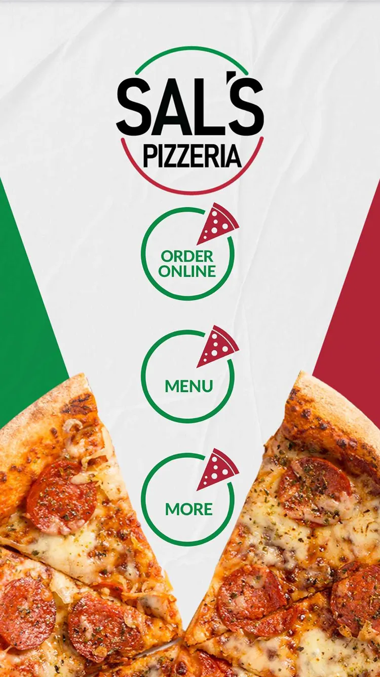 Sal's Pizzeria App Mockup