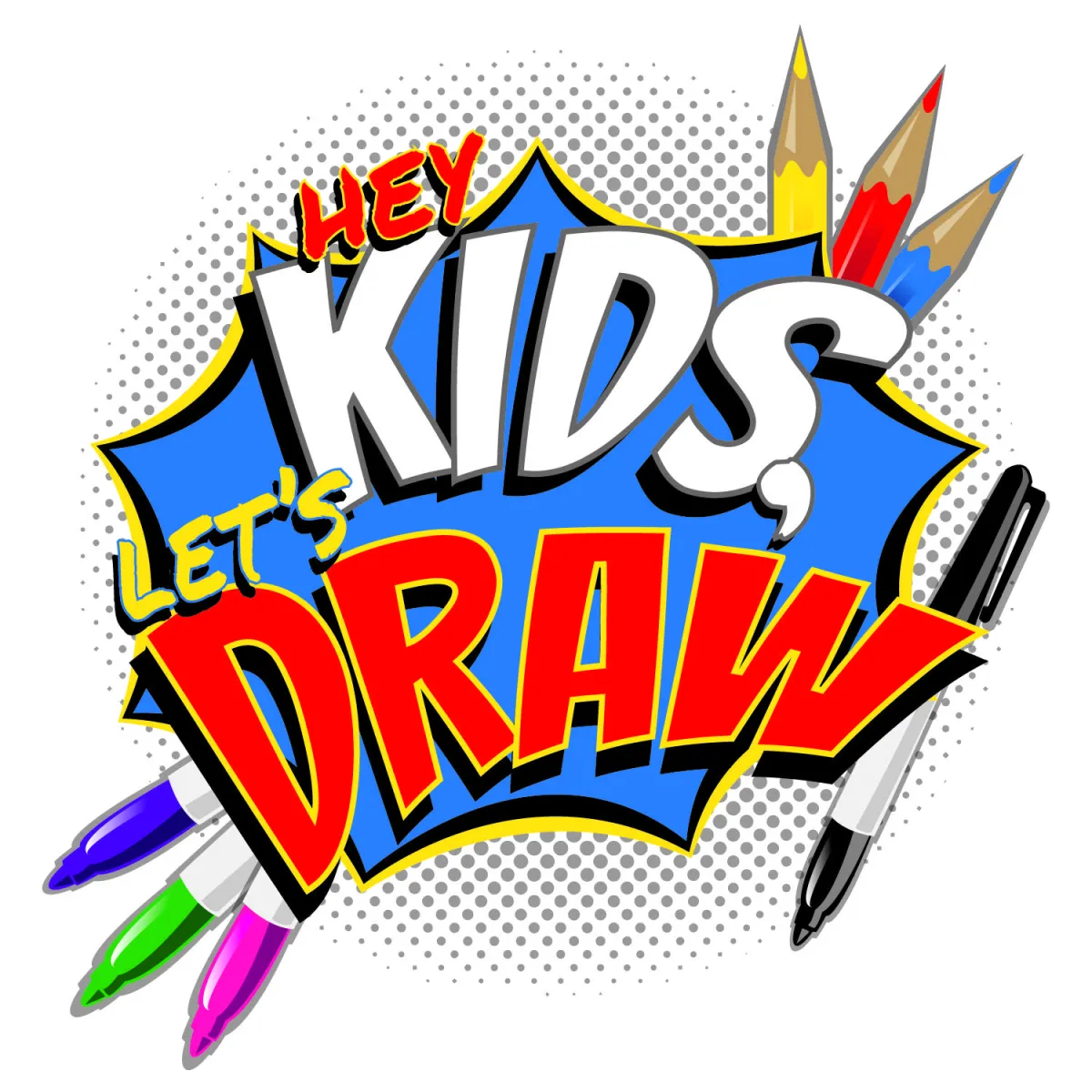 Hey Kids, Let's Draw
