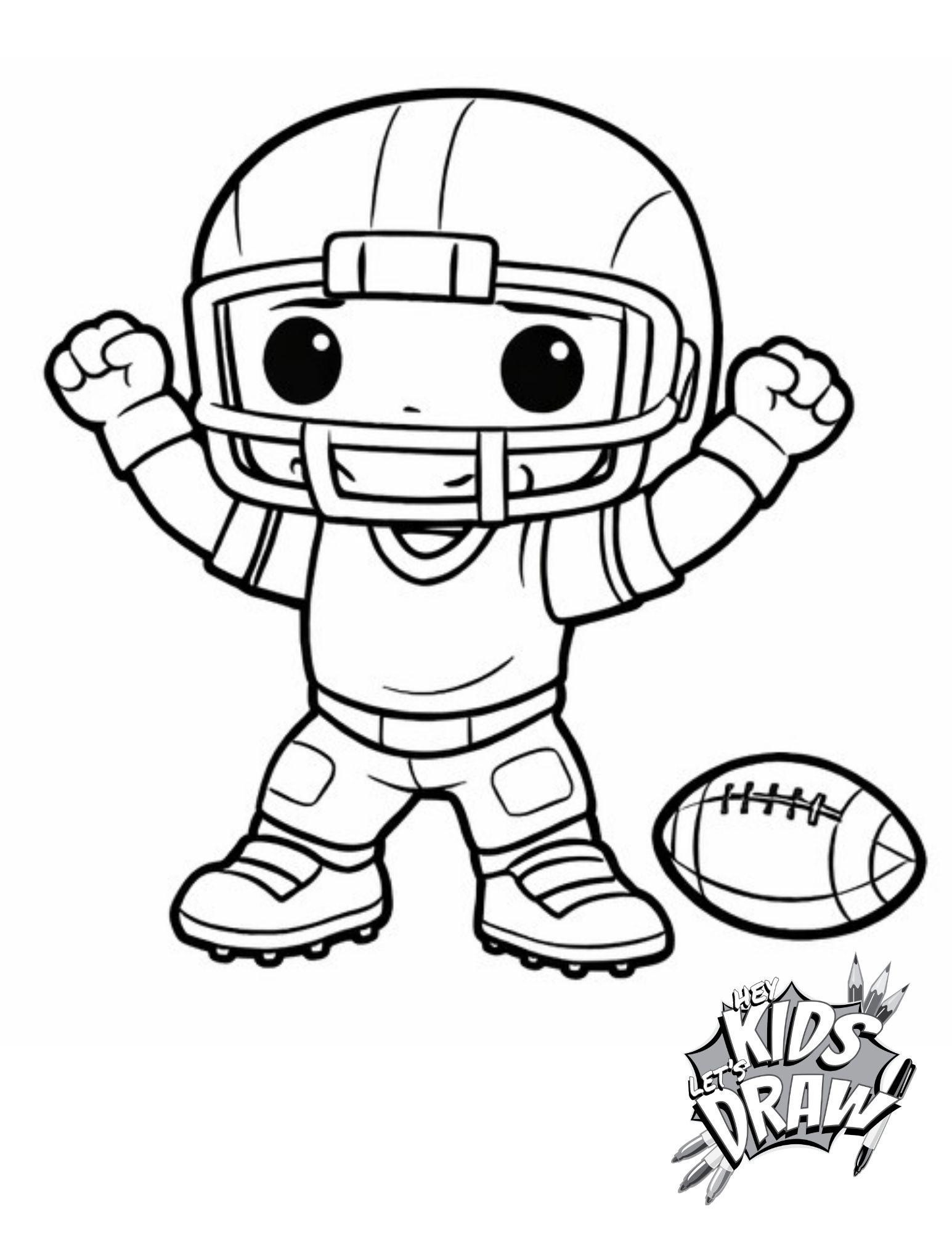Free Football Coloring Pages