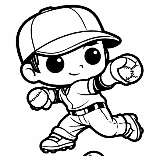 Hey Kids, Let's Draw - Football Player