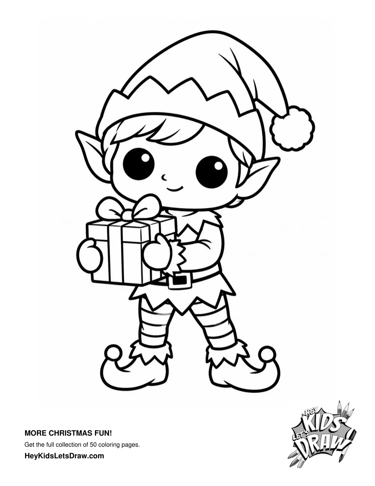 Hey Kids, Let's Draw - Christmas Drawings