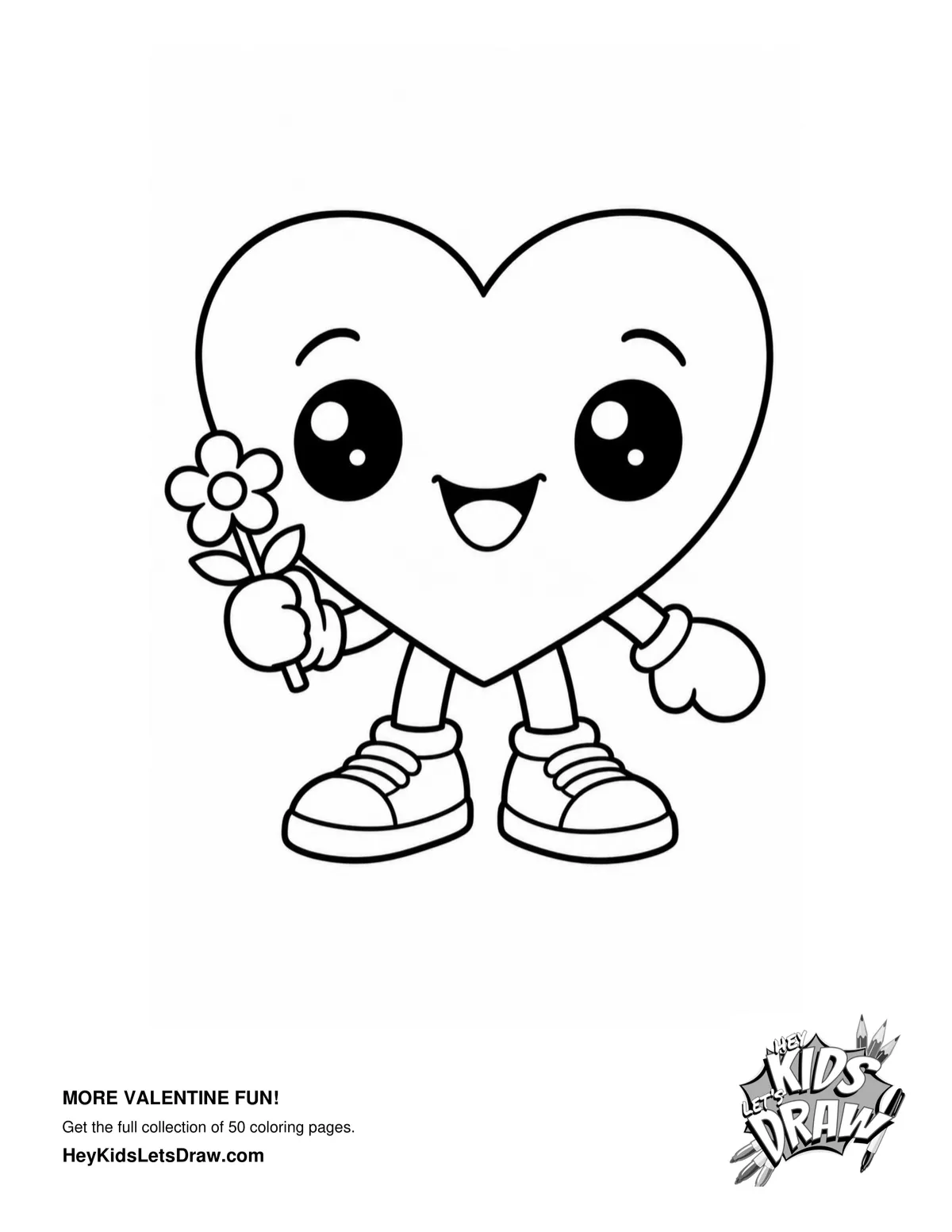 Hey Kids, Let's Draw - Valentine's Day