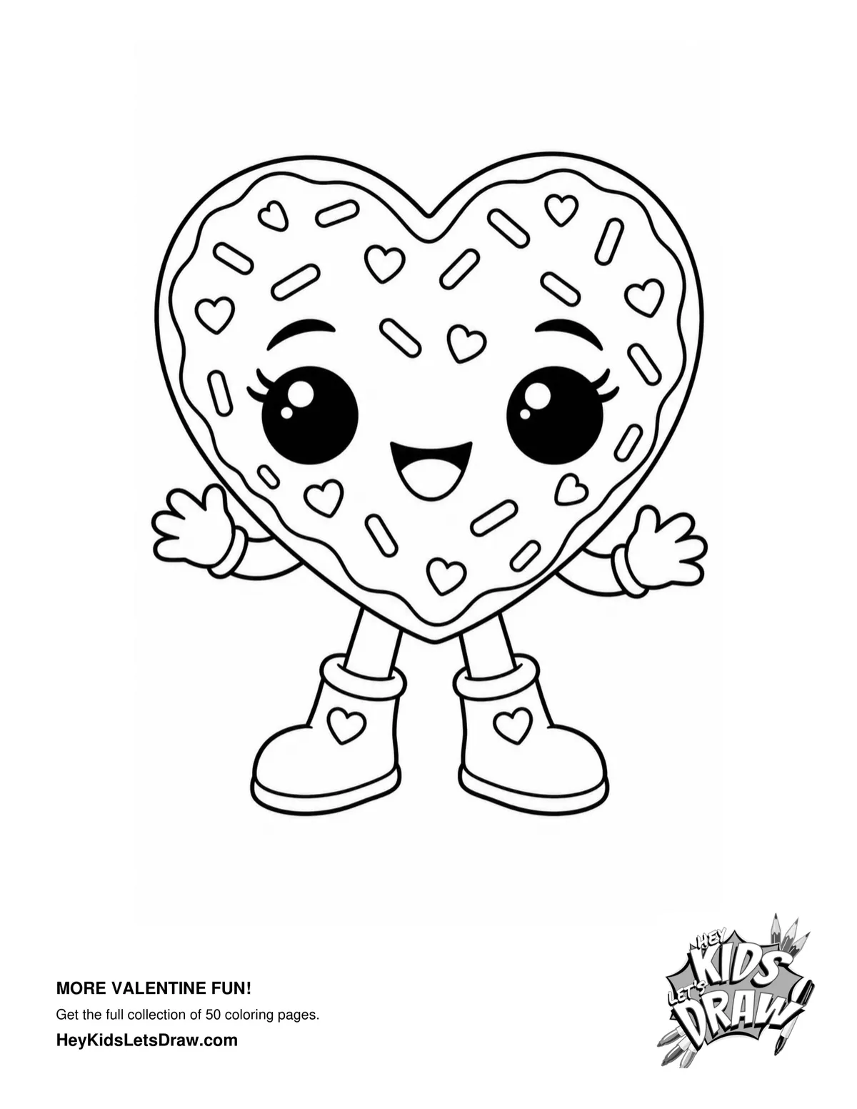 Hey Kids, Let's Draw - Valentine's Day