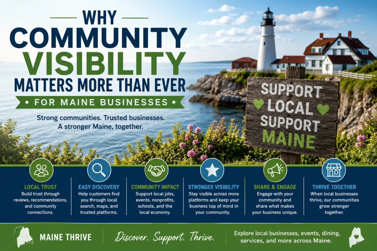 Why Community Visibility Matters More Than Ever for Maine Businesses
