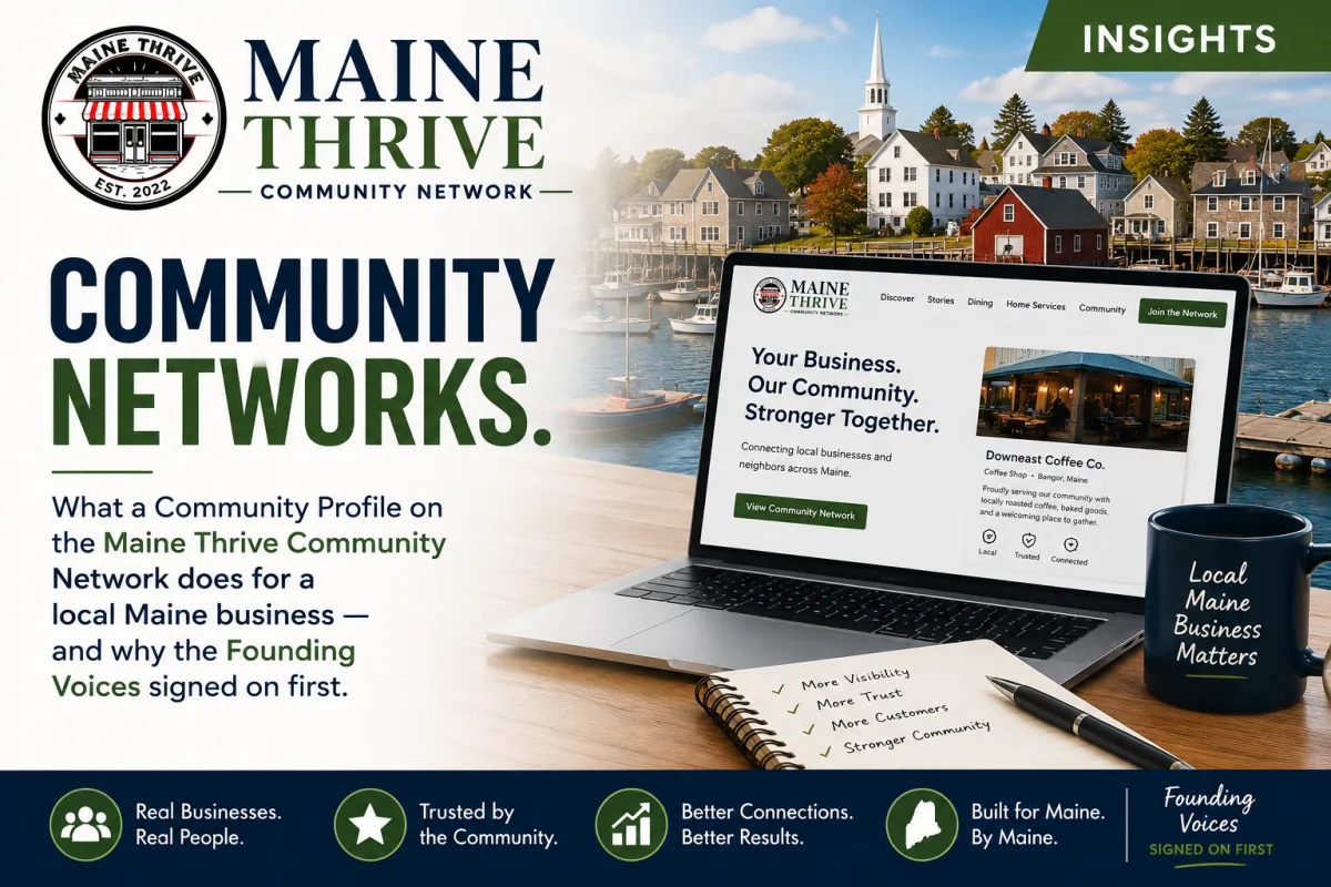 What a Community Profile Does for a Local Maine Business