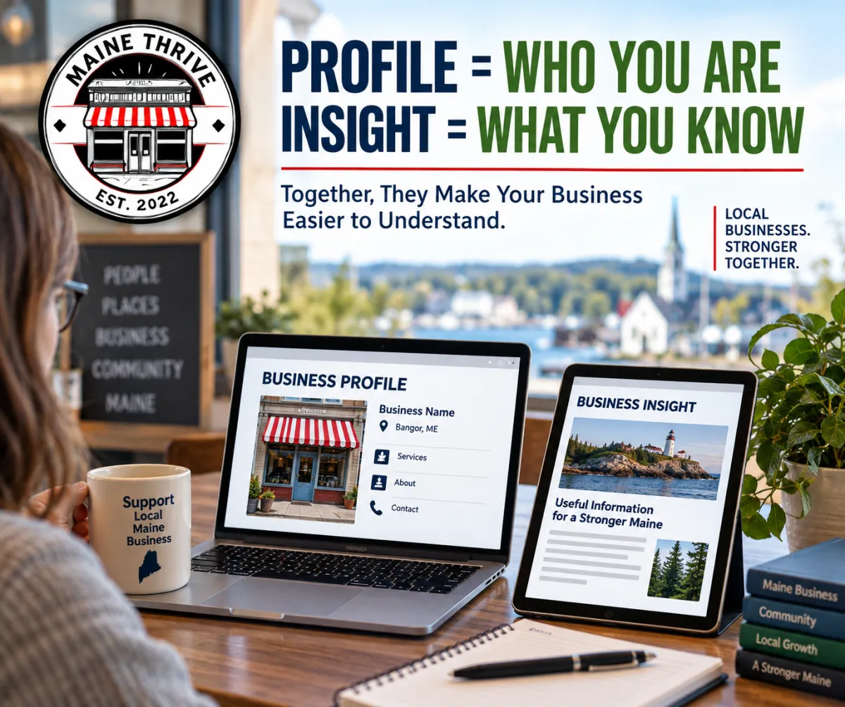 A Business Profile and an Insight Gives People a Reason to Remember it.