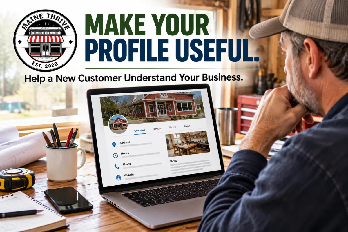 Make Your Business Profile Useful to Someone Who Has Never Met You