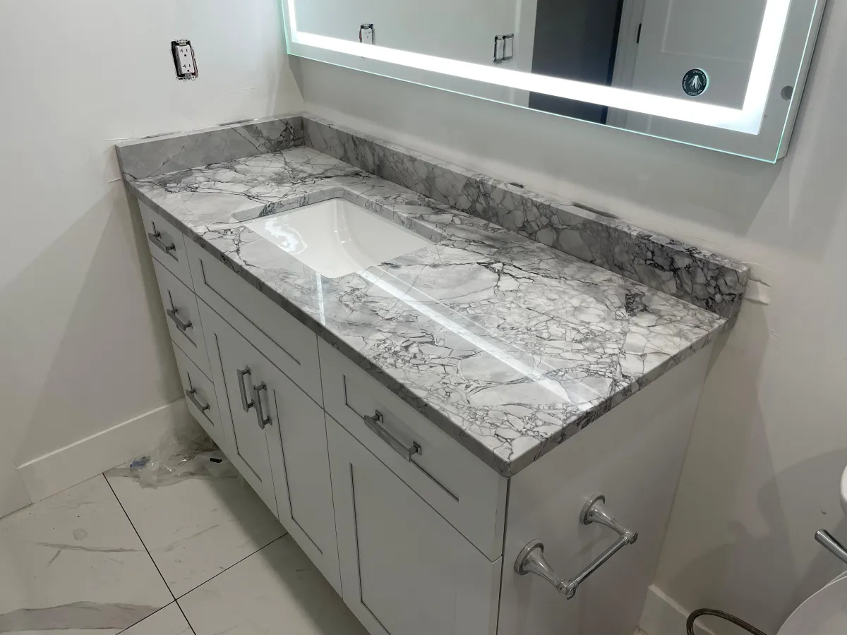 low angle photography of drop lights