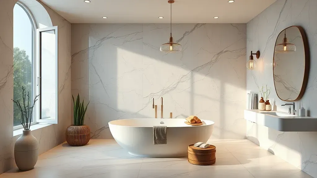 Spa Bathroom Design projects in Los Angeles CA featuring modern fixtures and serene color palettes