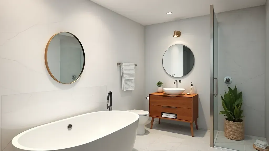 Bathroom Remodeling in Leimert Park, CA showcasing modern fixtures and elegant designs.