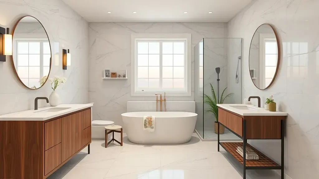 Bathroom Remodeling in Hyde Park, CA showcasing modern fixtures and sleek design elements.