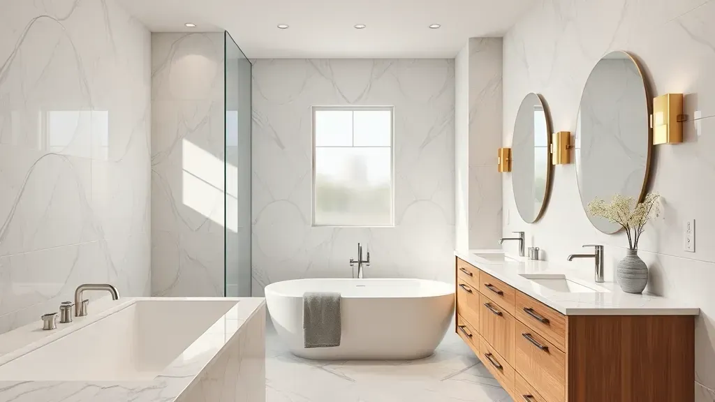 Bathroom Remodeling in Culver City, CA with modern fixtures and stylish design elements.